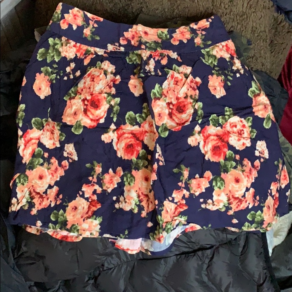 Forever 21 Floral print skirt